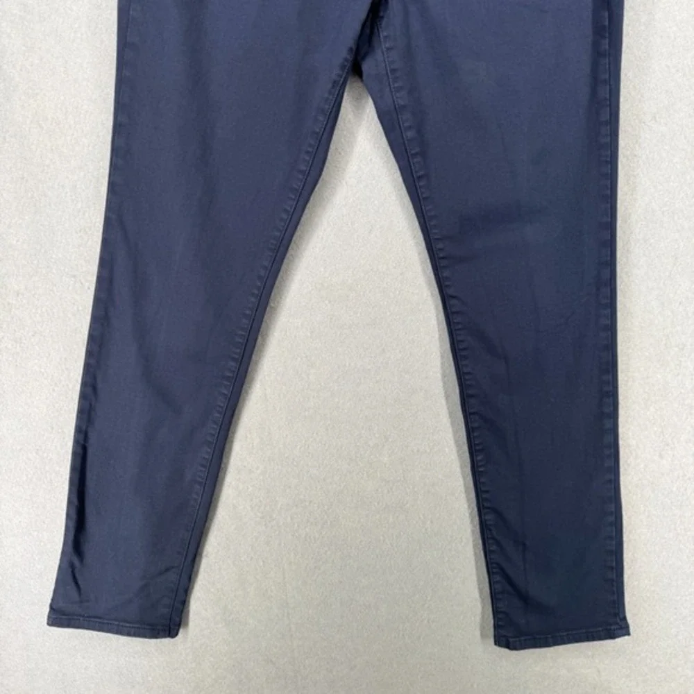 Joe's Jeans Chino Pants Mens Size 34x33 Navy Slim Straight Stretch Soft 5 Pocket
